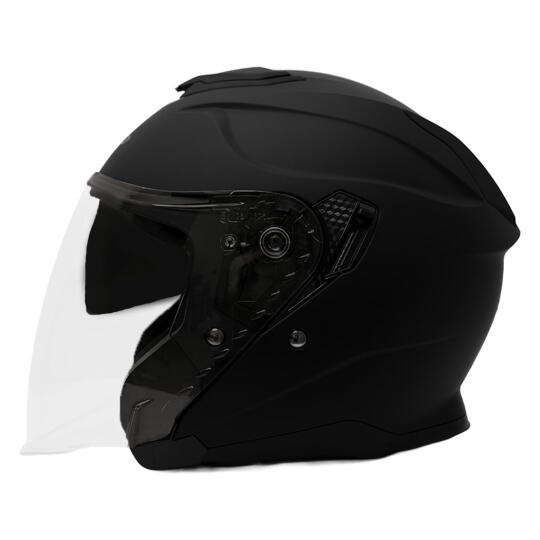 GP Kompozit MKS009-MB Şeffaf Vizörlü Motosiklet Yarım Kask - 3