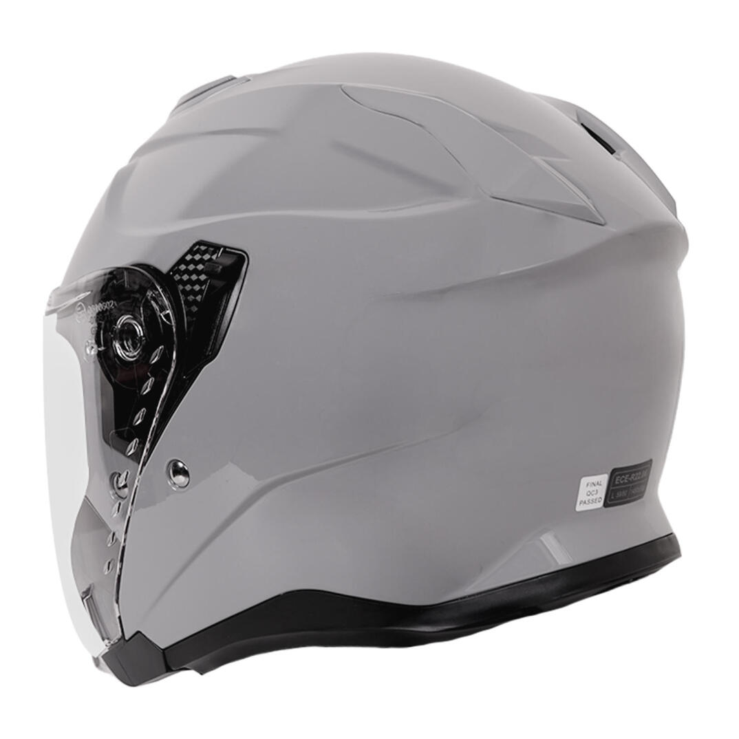 GP Kompozit MKS009-NG Şeffaf Vizörlü Motosiklet Yarım Kask - 4