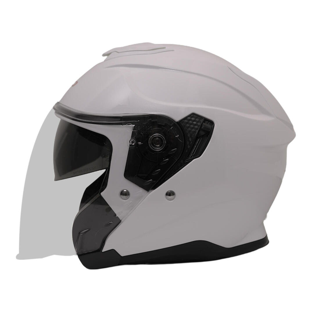 GP Kompozit MKS009-W Şeffaf Vizörlü Motosiklet Yarım Kask - 3