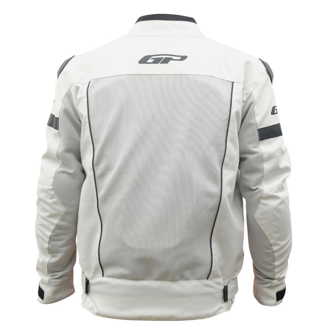 GP Kompozit MNTY001 Yazlık 5 Korumalı Motosiklet Montu Beyaz - 3