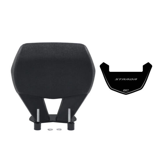 GP Kompozit Mondial Strada 125 2023-2025 Uyumlu Spor Sissy Bar Siyah