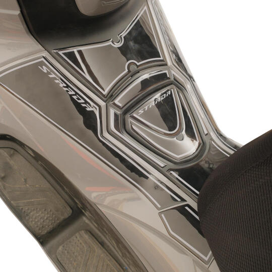 GP Kompozit Mondial Strada 125 2023-2025 Uyumlu Tank Pad Siyah-Gri - 3