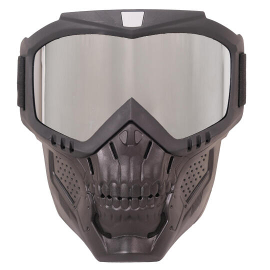 GP Kompozit MSK002 Enduro / Off-Road Maskeli Aynalı Motosiklet Gözlüğü Gri