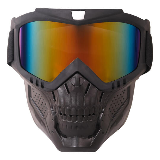 GP Kompozit MSK002 Enduro / Off-Road Maskeli Aynalı Motosiklet Gözlüğü Sarı