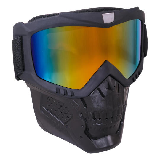 GP Kompozit MSK002 Enduro / Off-Road Maskeli Aynalı Motosiklet Gözlüğü Sarı - 3