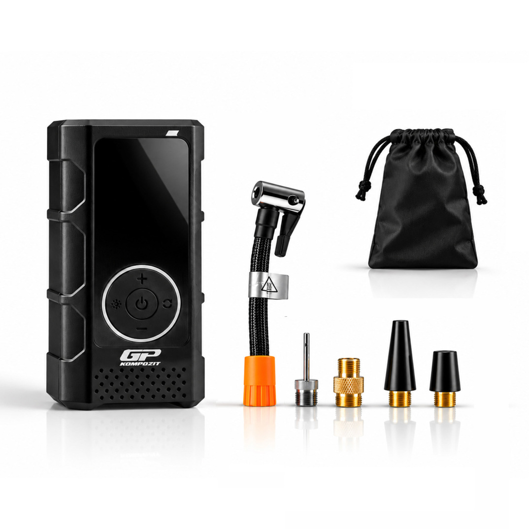 GP Kompozit P020-2 4in1 Dijital Ekranlı 150 PSI 3000 mAh Batarya Taşınabilir Şarjlı Hava Pompası - 5
