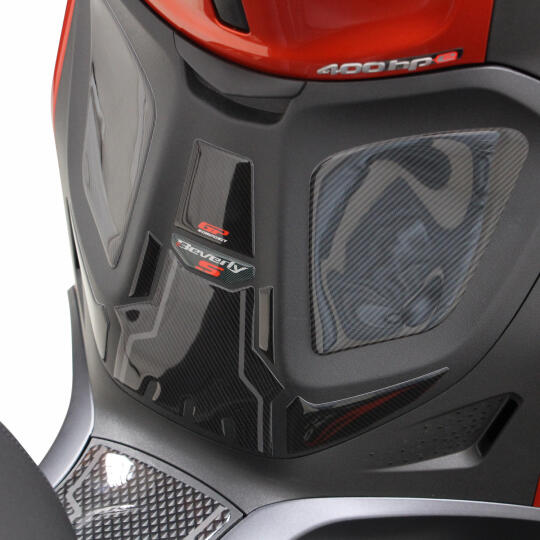 GP Kompozit Piaggio Beverly 400 S 2021-2023 Uyumlu Tank Pad Seti Karbon - 4