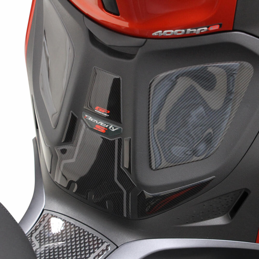 GP Kompozit Piaggio Beverly 400 S 2021-2023 Uyumlu Tank Pad Seti Karbon - 4