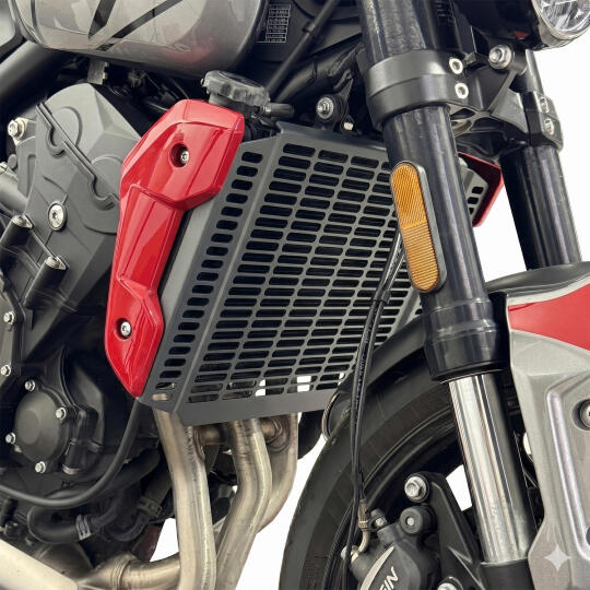 GP Kompozit RDY01 Triumph Trident 660 2021-2025 Uyumlu Radyatör Koruma Siyah - 4