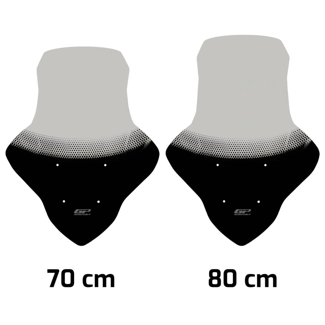 GP Kompozit Regal Raptor XSUV 125 2024-2025 Uyumlu Baskılı Ön Cam Füme - 1