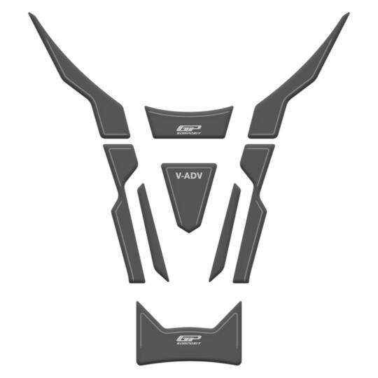 GP Kompozit RKS Freccia 150 2022-2025 Uyumlu Tank Pad Gri