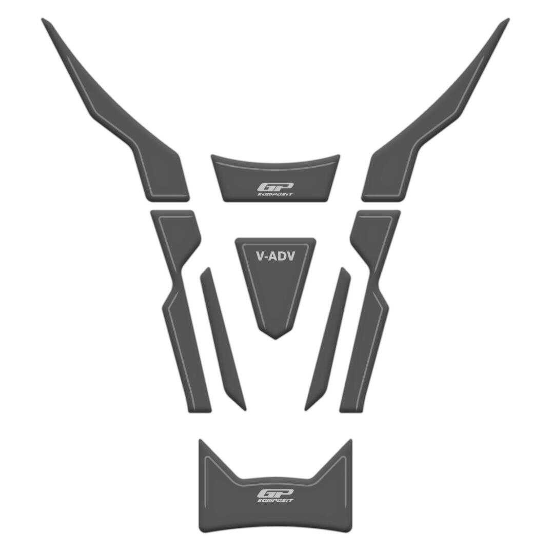 GP Kompozit RKS Freccia 150 2022-2025 Uyumlu Tank Pad Gri - 1
