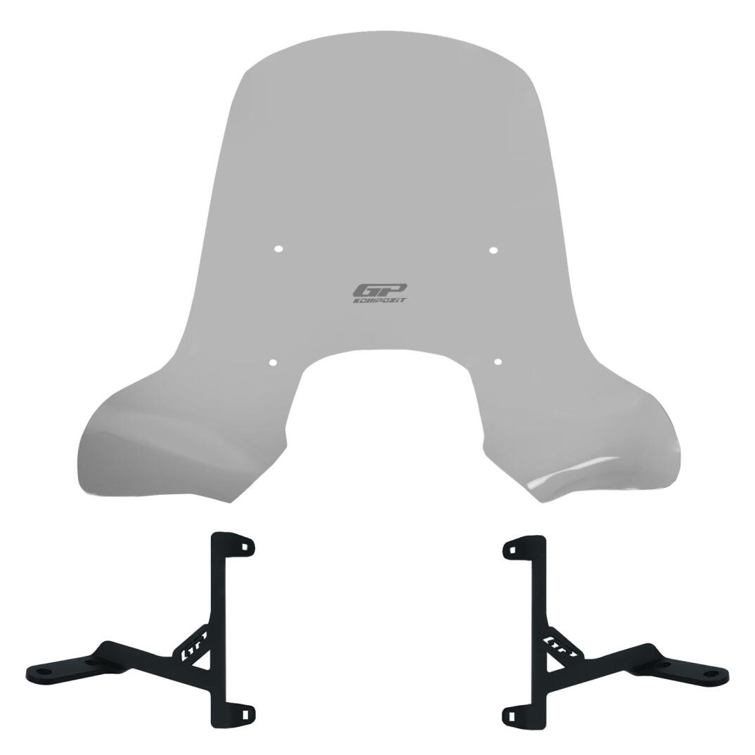 GP Kompozit RKS LTR125 2024-2026 Uyumlu Elcikli Ön Cam Füme - 1