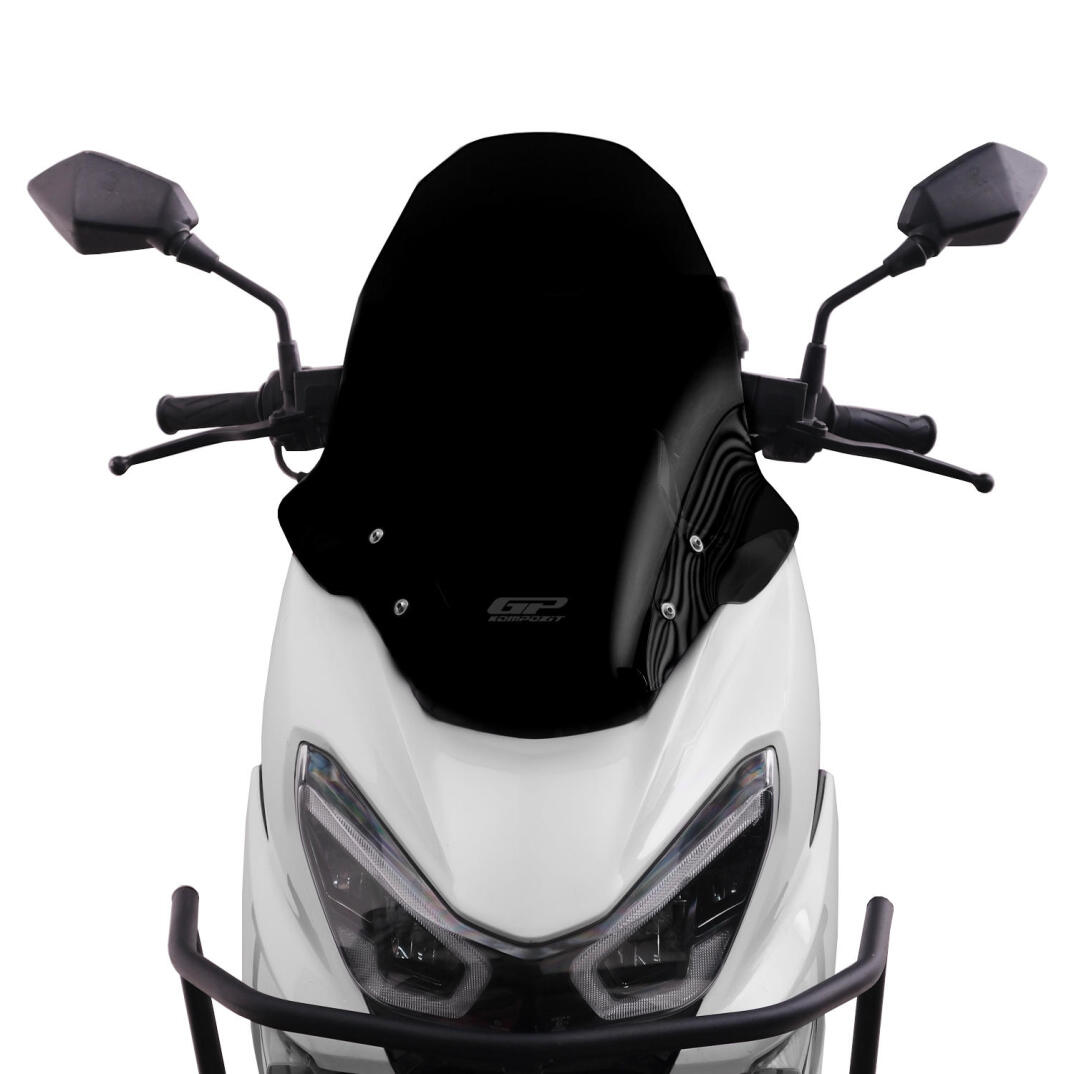 GP Kompozit RKS Newlight 125 Pro 2022-2024 Uyumlu Ön Cam Siyah - 2
