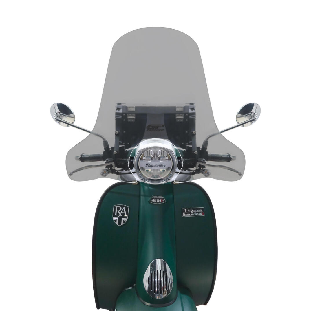GP Kompozit Royal Alloy Tigara Grande 125 / 150 / 300 2020-2024 Uyumlu Ön Cam Füme - 3