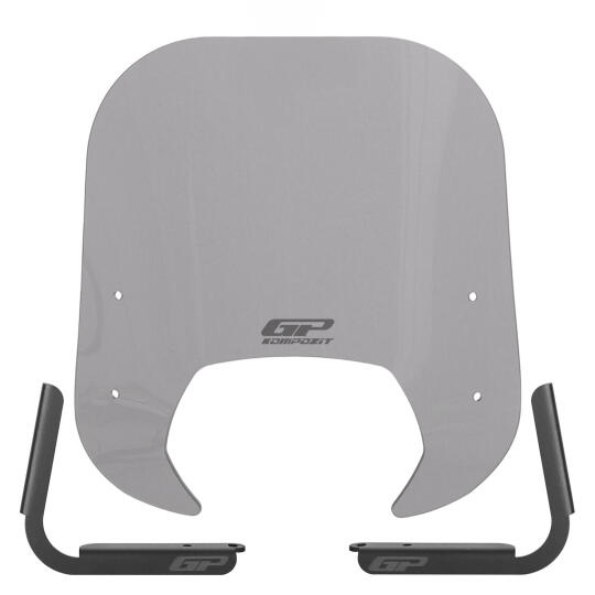 GP Kompozit Royal Alloy Tigara Grande 125 / 150 / 300 2022-2025 Uyumlu Ön Cam Füme