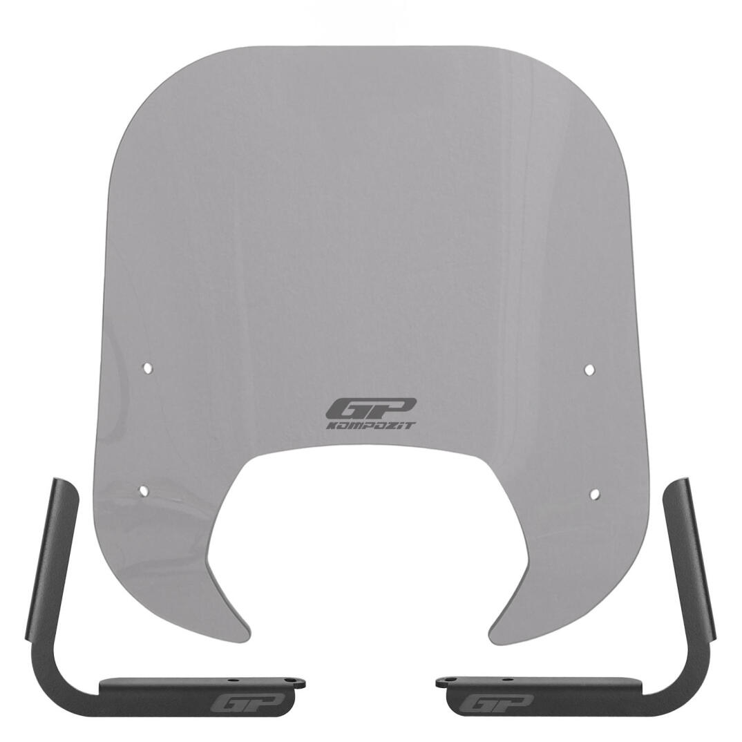 GP Kompozit Royal Alloy Tigara Grande 125 / 150 / 300 2022-2025 Uyumlu Ön Cam Füme - 1