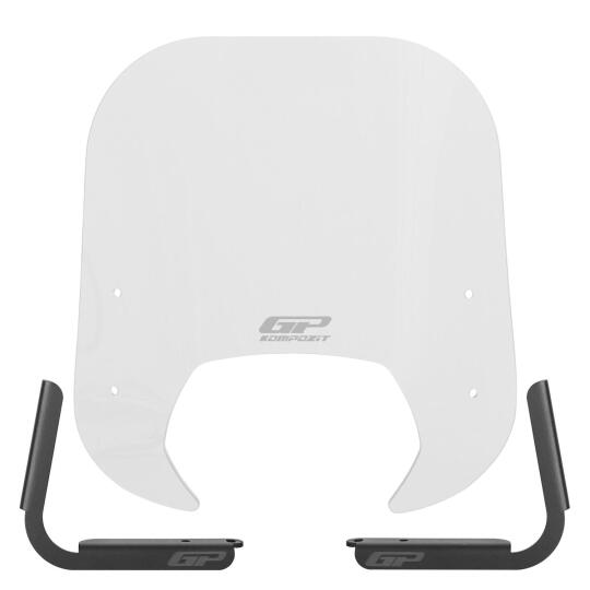 GP Kompozit Royal Alloy Tigara Grande 125 / 150 / 300 2022-2025 Uyumlu Ön Cam Şeffaf