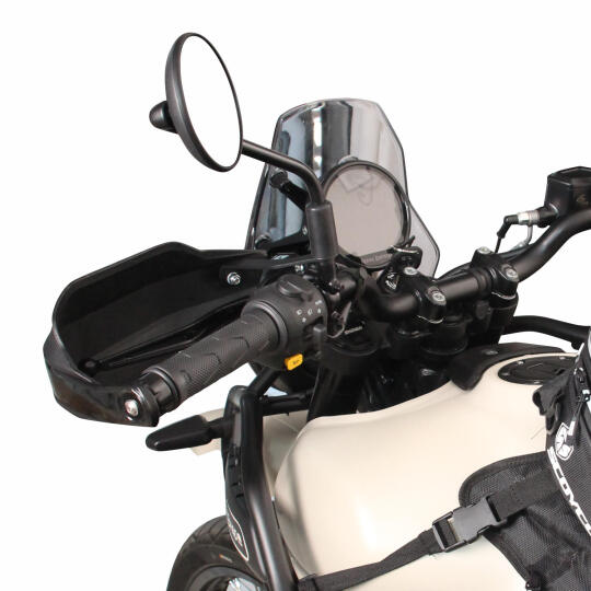 GP Kompozit Royal Enfield Himalayan 2024 Uyumlu Plastik Elcik Koruma Siyah - 3