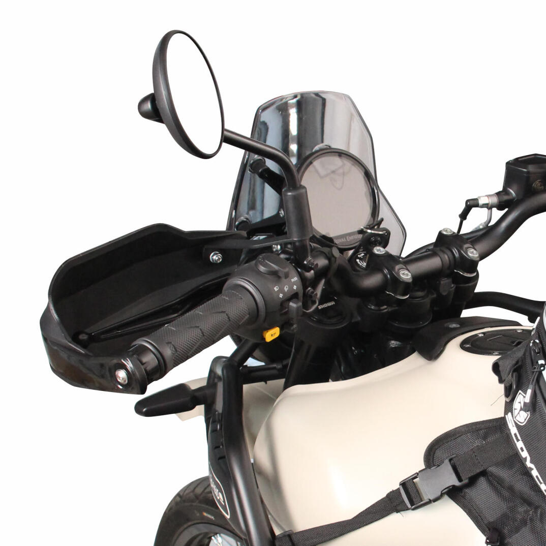 GP Kompozit Royal Enfield Himalayan 2024 Uyumlu Plastik Elcik Koruma Siyah - 3
