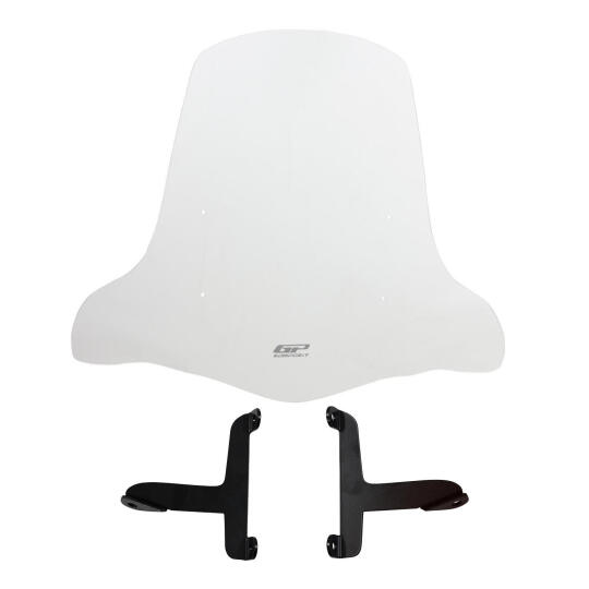 GP Kompozit MCM002 Scooter Universal Elcikli Ön Cam Şeffaf