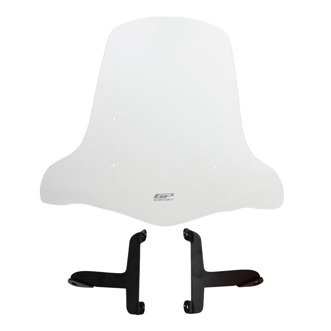 GP Kompozit MCM002 Scooter Universal Elcikli Ön Cam Şeffaf - 1