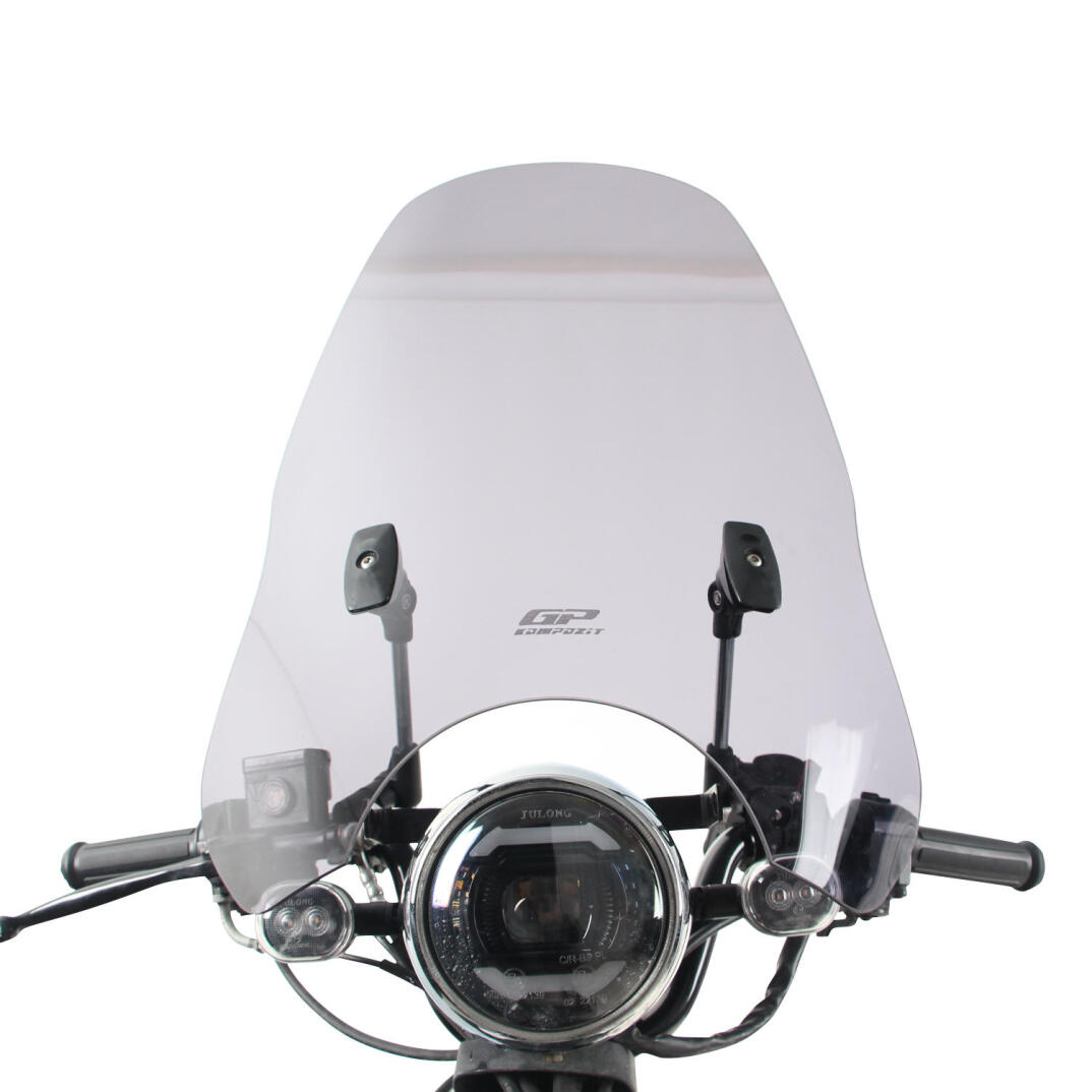GP Kompozit Scooter Universal Ayarlanabilir Ön Cam Füme - 2