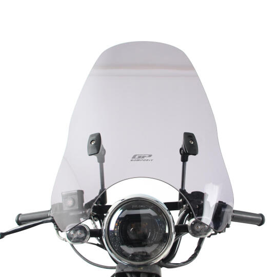 GP Kompozit Scooter Universal Ayarlanabilir Ön Cam Şeffaf (1)