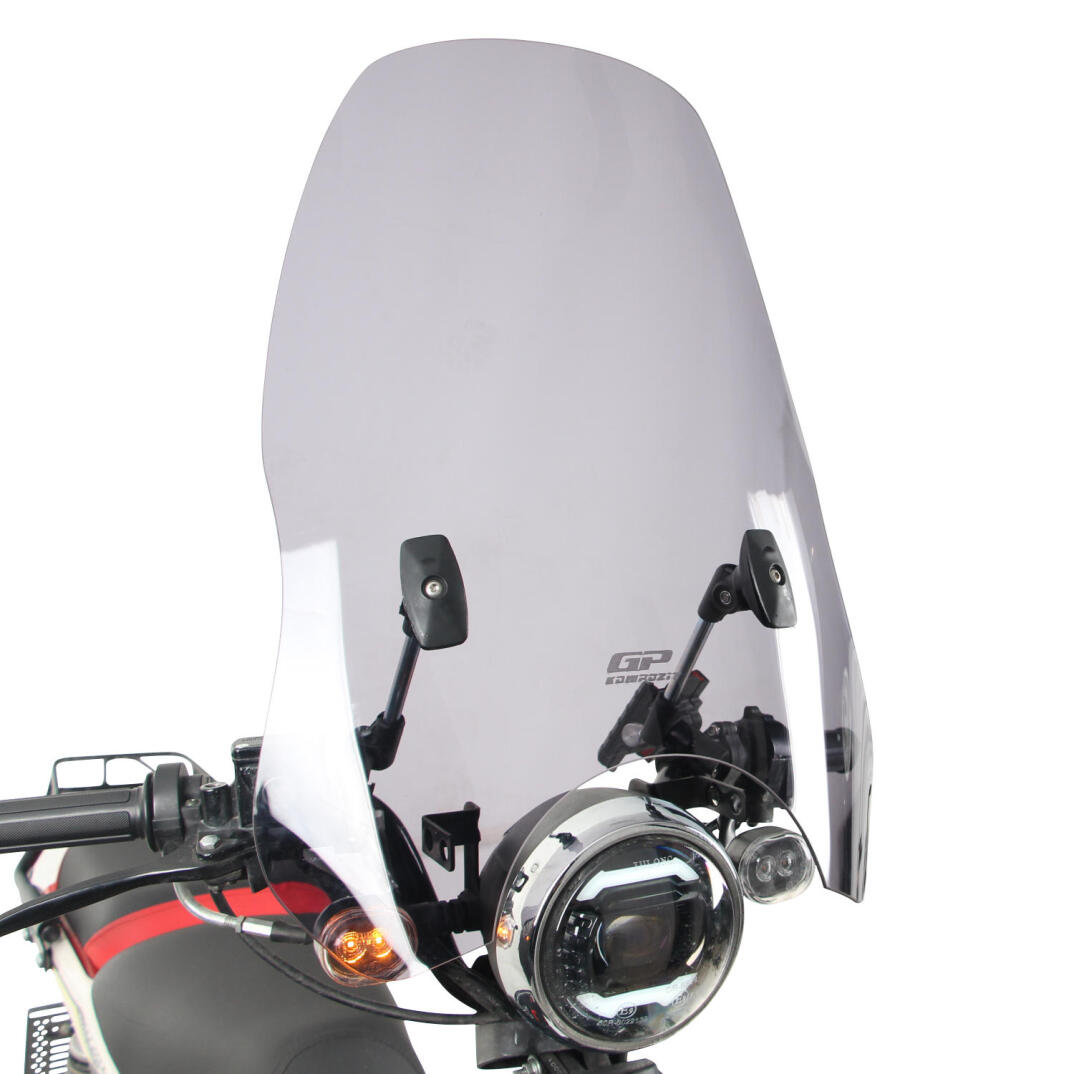 GP Kompozit Scooter Universal Ayarlanabilir Ön Cam Şeffaf - 3