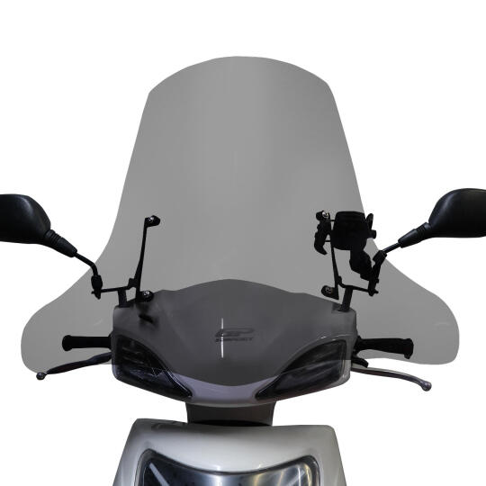 GP Kompozit Scooter Universal Elcikli Ön Cam Füme (1)