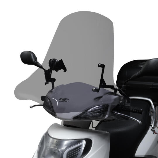 GP Kompozit Scooter Universal Elcikli Ön Cam Füme - 3