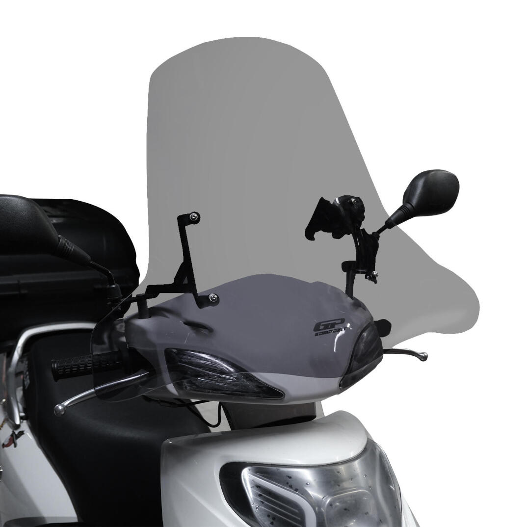 GP Kompozit Scooter Universal Elcikli Ön Cam Füme - 4