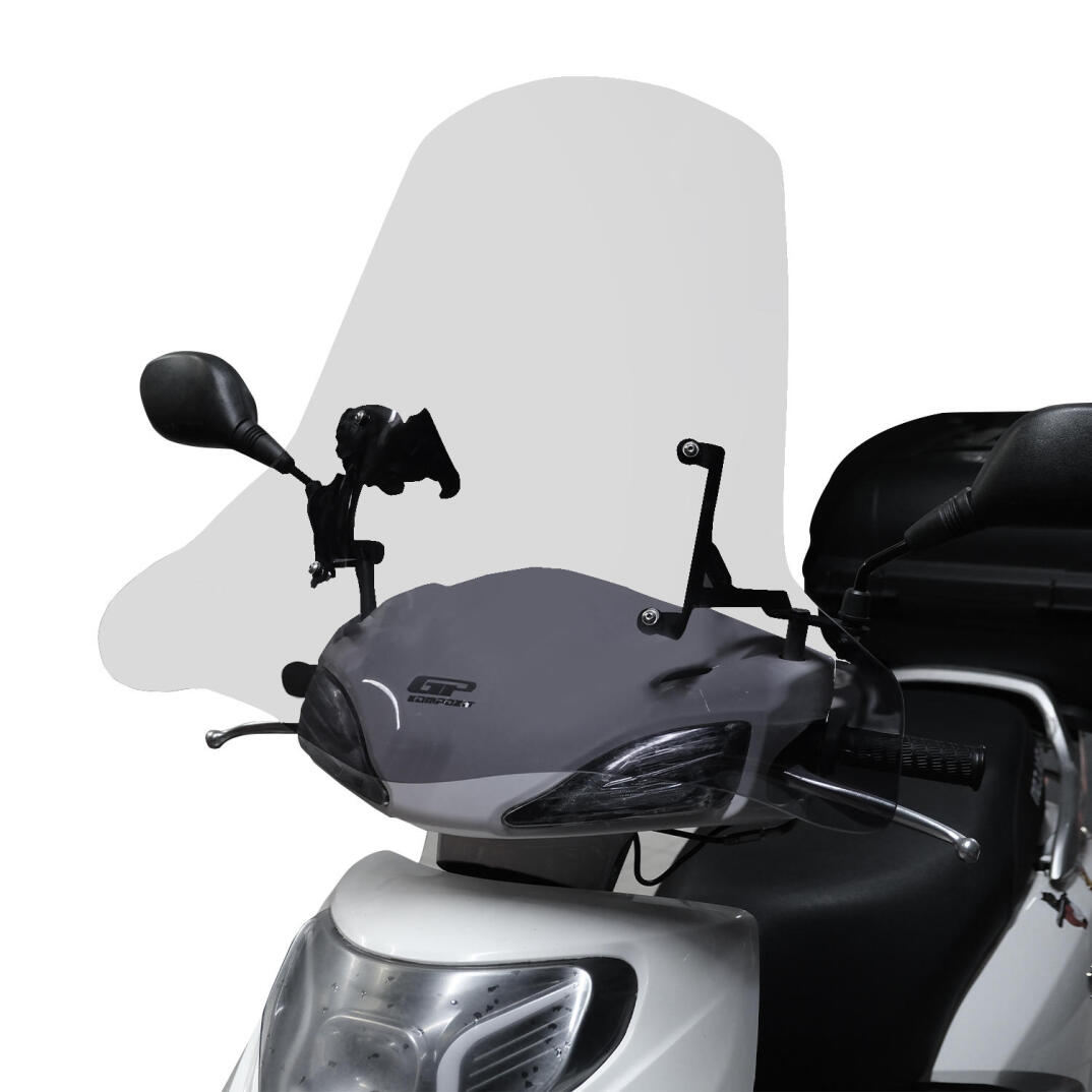 GP Kompozit Scooter Universal Elcikli Ön Cam Şeffaf - 3