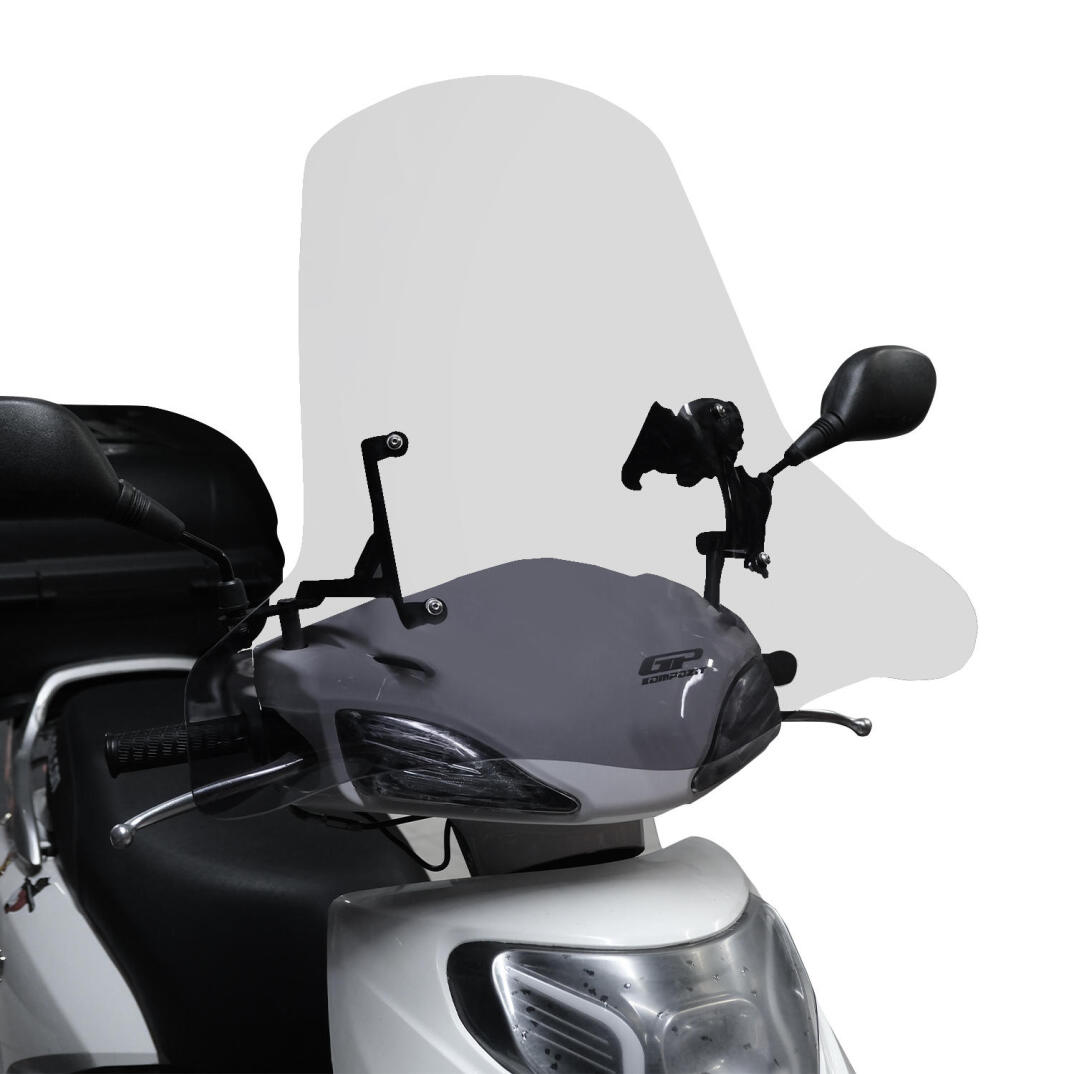 GP Kompozit Scooter Universal Elcikli Ön Cam Şeffaf - 4