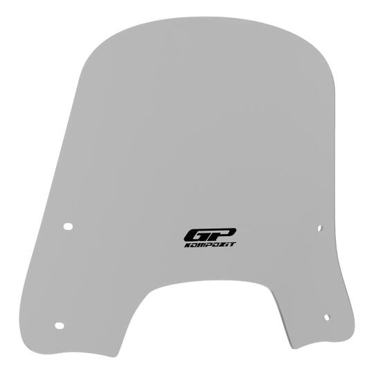 GP Kompozit Scooter Universal Kısa Ön Cam Gri - 3