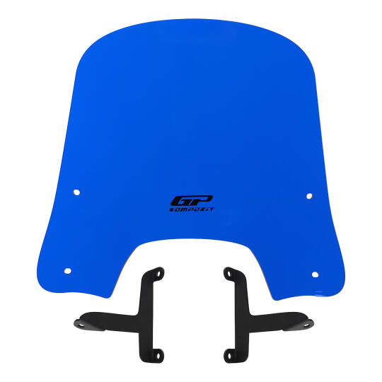 GP Kompozit Scooter Universal Kısa Ön Cam Mavi