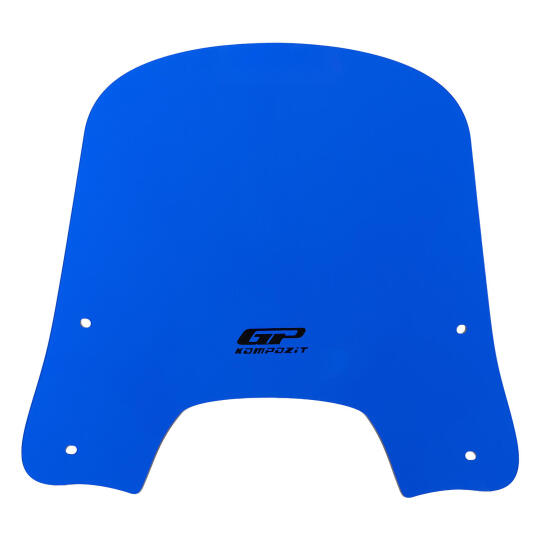 GP Kompozit Scooter Universal Kısa Ön Cam Mavi (1)