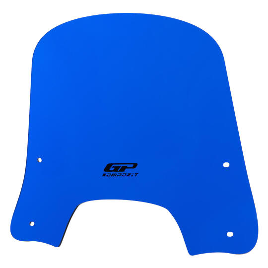 GP Kompozit Scooter Universal Kısa Ön Cam Mavi - 3