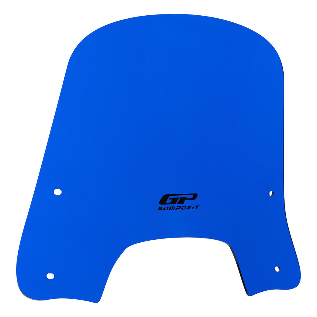 GP Kompozit Scooter Universal Kısa Ön Cam Mavi - 4