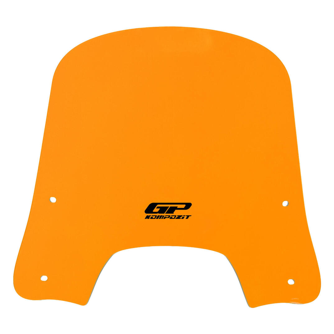 GP Kompozit Scooter Universal Kısa Ön Cam Turuncu - 2