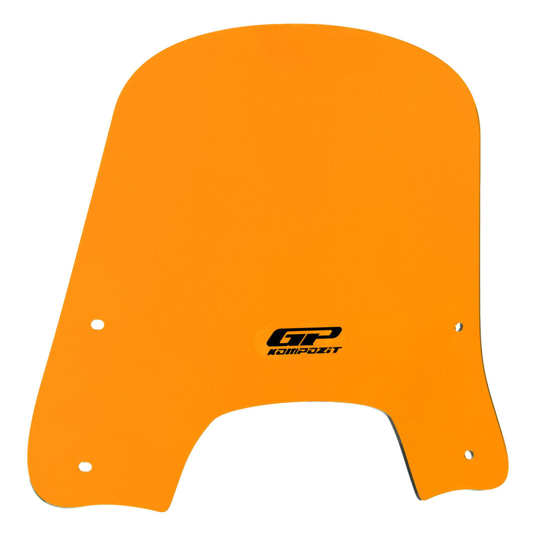 GP Kompozit Scooter Universal Kısa Ön Cam Turuncu - 3