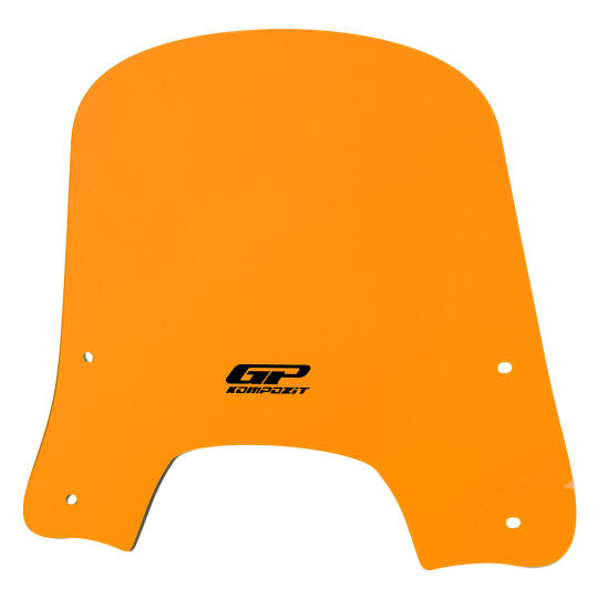 GP Kompozit Scooter Universal Kısa Ön Cam Turuncu - 4