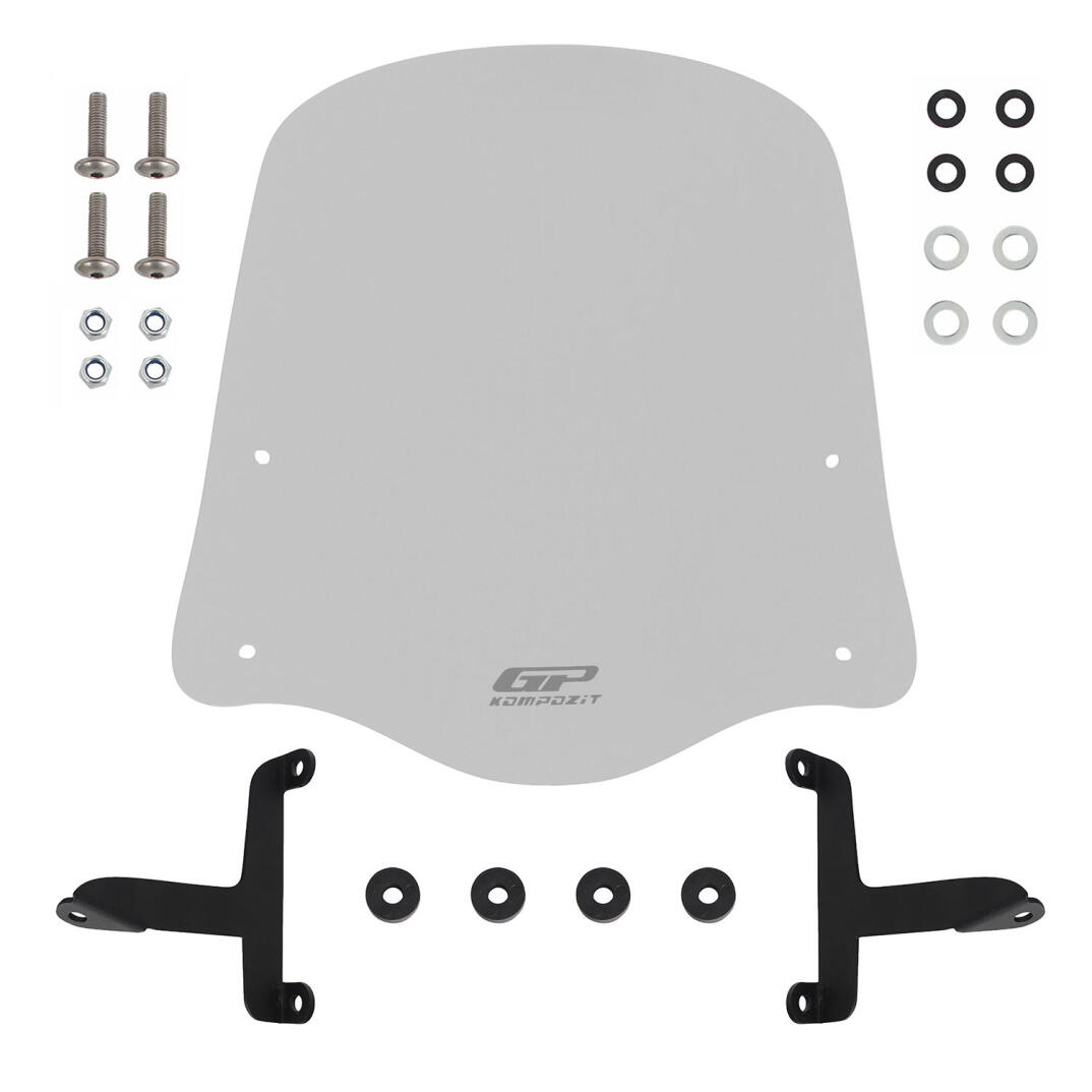 GP Kompozit Scooter Universal Ön Cam Gri - 5