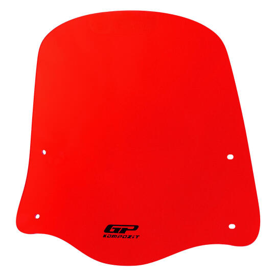 GP Kompozit Scooter Universal Ön Cam Kırmızı - 3