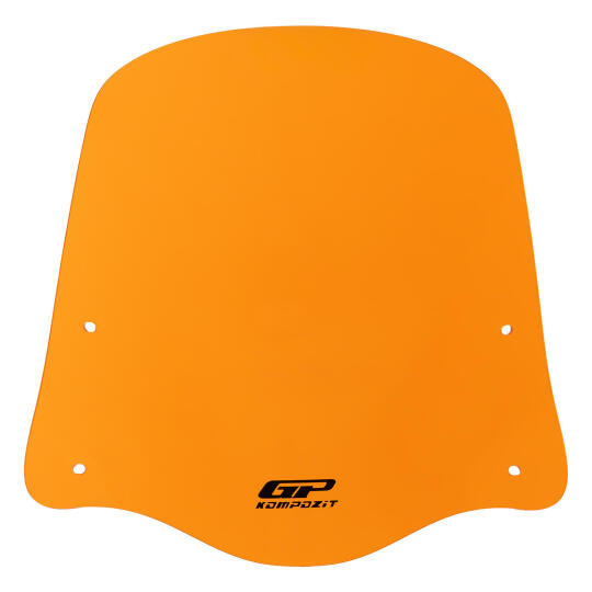 GP Kompozit Scooter Universal Ön Cam Turuncu (1)
