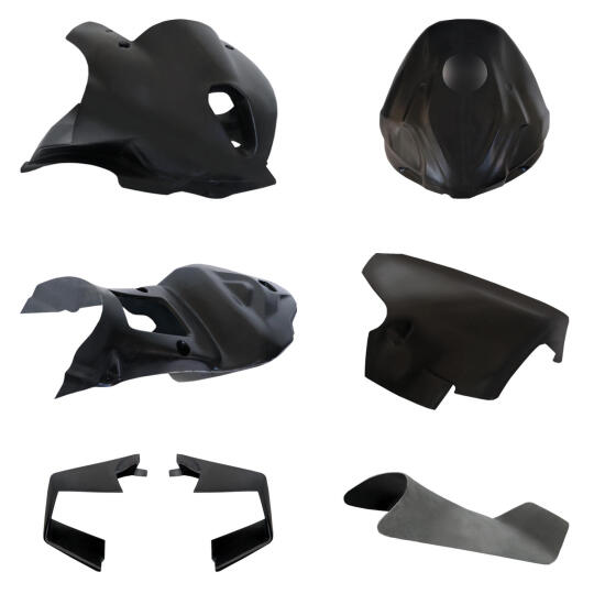 GP Kompozit Set1 BMW M 1000 RR 2022-2026 Uyumlu Yarış Grenajı Siyah - 1