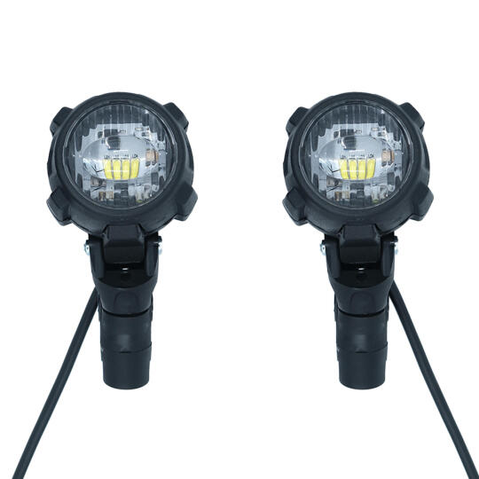 GP Kompozit SFR001 Medium Universal Motosiklet Sis Farı Seti Siyah