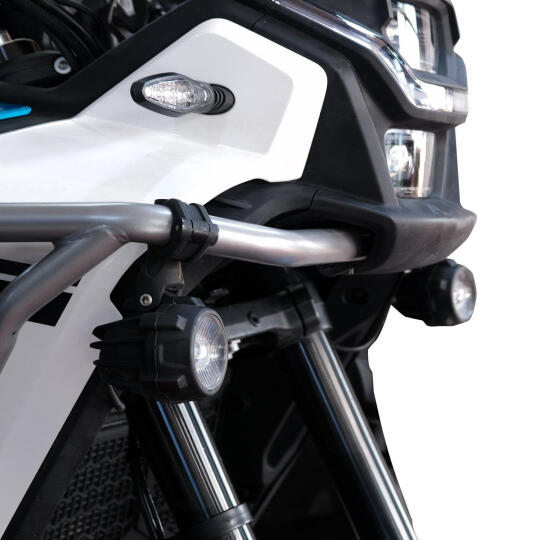 GP Kompozit SFR002 Large Universal Çakarsız Motosiklet Sis Farı Seti Siyah - 3