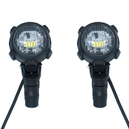 GP Kompozit SFR002 Medium Universal Çakarsız Motosiklet Sis Farı Seti Siyah 