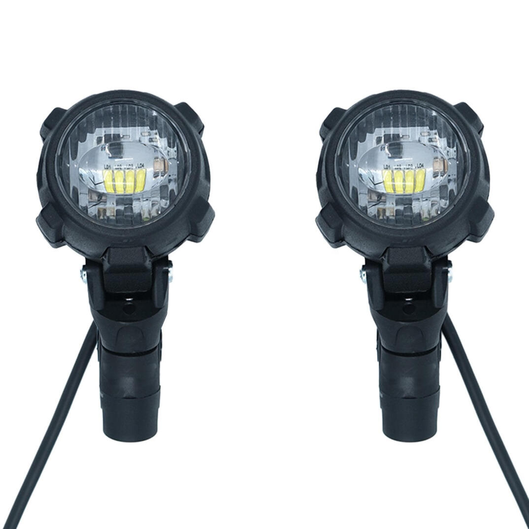 GP Kompozit SFR002 Medium Universal Çakarsız Motosiklet Sis Farı Seti Siyah - 1